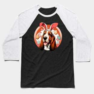 Basset Fauve de Bretagne with Bunny Ears Easter Joy Baseball T-Shirt